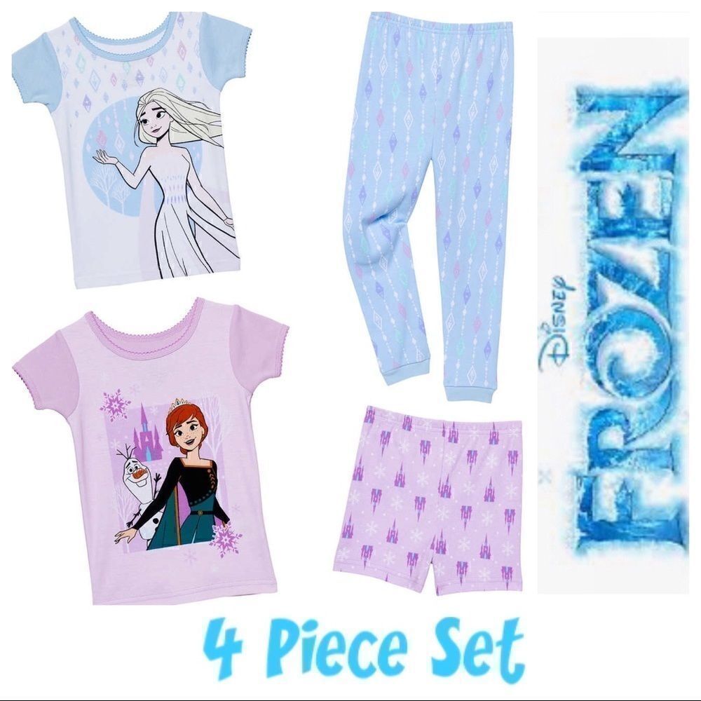 DISNEY FROZEN PJ 4 Piece Set